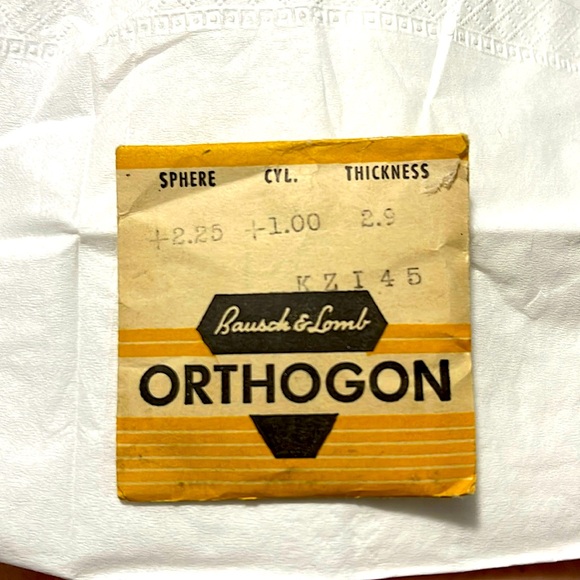 1930 Vintage orthogon opthalmic lens bausch and lomb KZ145 - Picture 1 of 6